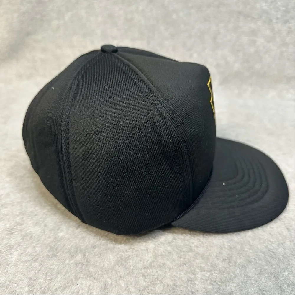 Shepard Detective System Hat‎ Black Full Foam Snapback Security Work Wear Casual
